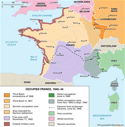 wwii france map.